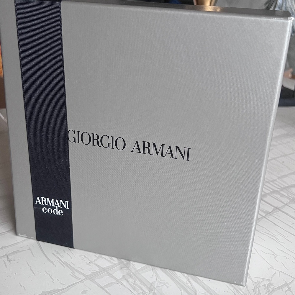 Giorgio Armani Code Box in Black and Gray